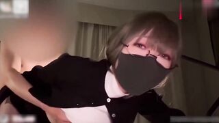 柚子猫黑丝上司粉穴激励高跟鞋黑丝OL奋力足交后入榨取精液