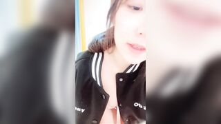 美女落九川清纯系活力美少女