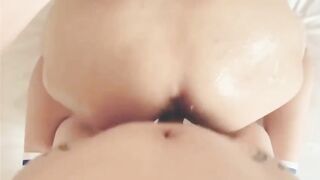 蒙眼腹肌帅奴吃屌后入体外射精