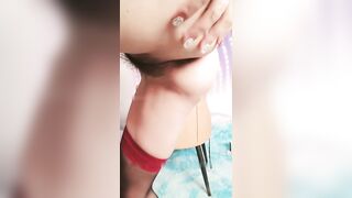 蜜桃臀G奶御姐诱惑舞香妃黑丝高跟骚舞诱惑-4