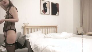 大圈高端甜美外围美女乖巧可爱自带性感网袜