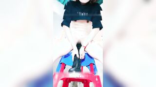 超级重口味来了极品道具双插炮机